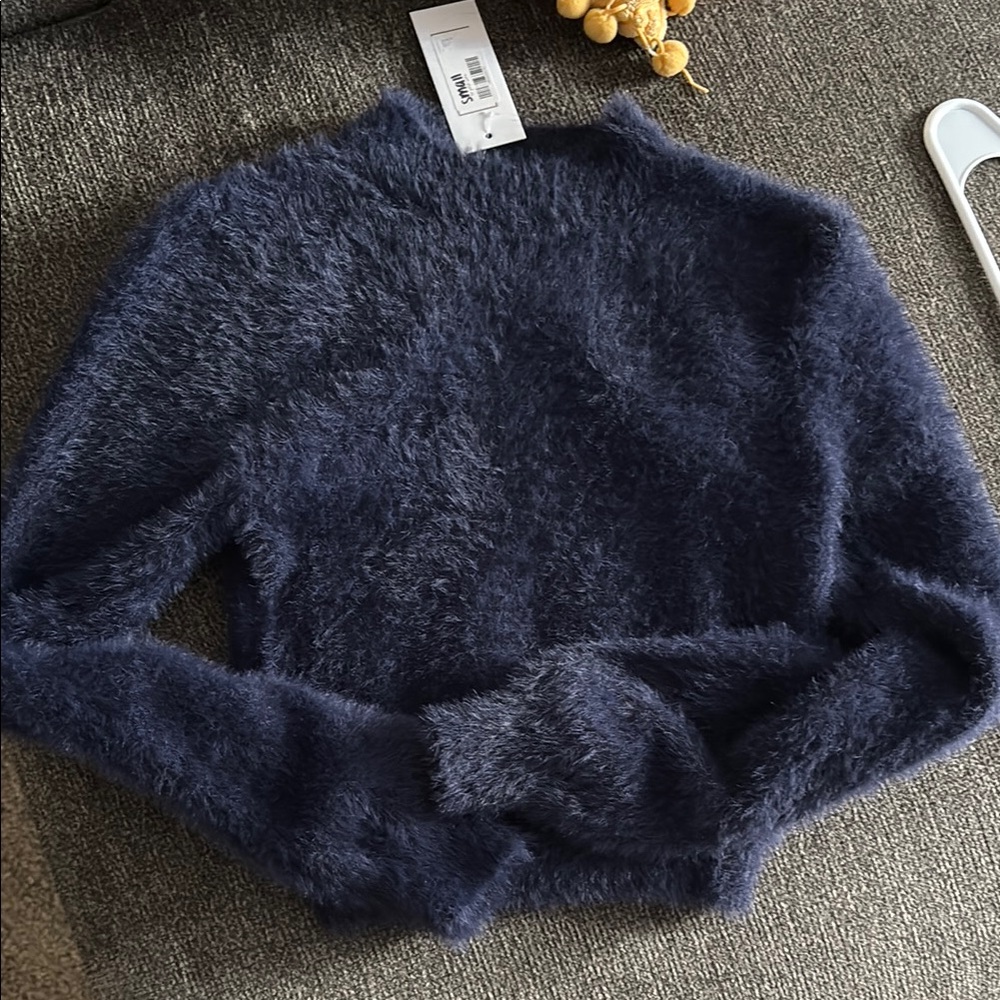 Cozy Navy Blue Women's Sweater